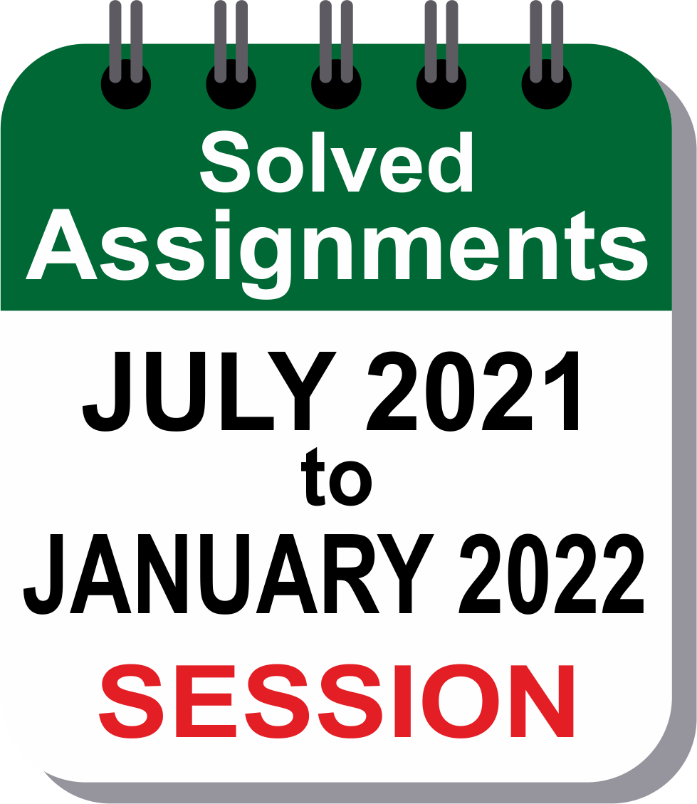 IGNOU Solved Assignment July 2021 to Jan 2022