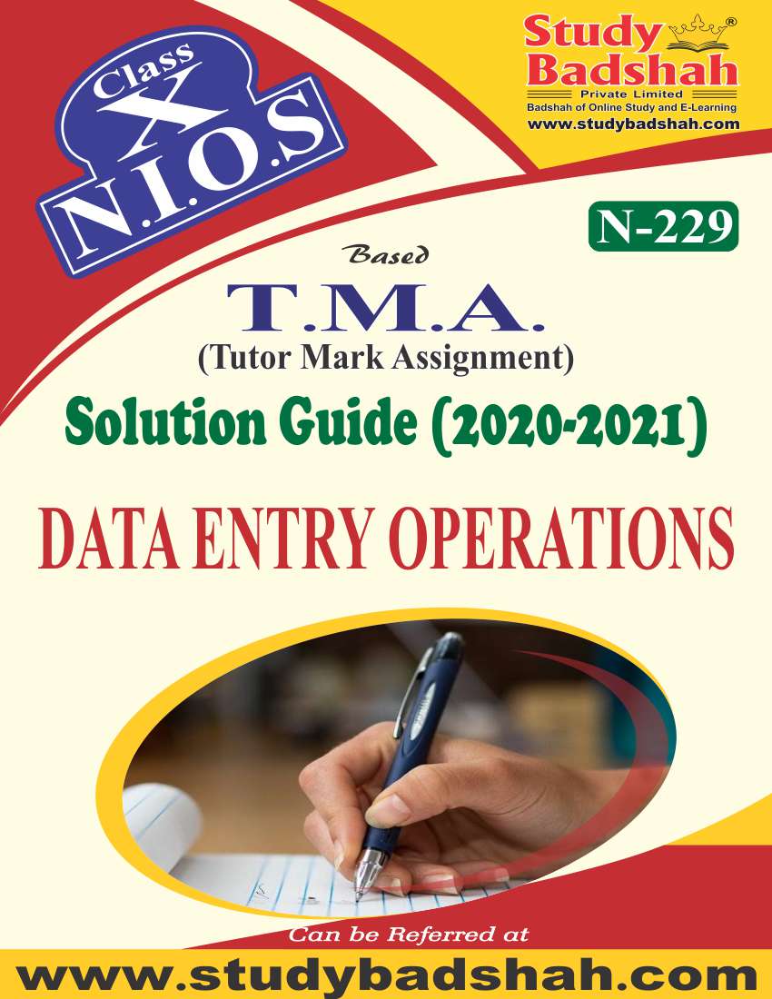 Data Entry Operations